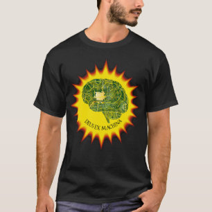 T-shirt Deus Ex Machina Circuit Board Cerveau Soleil Dieu 