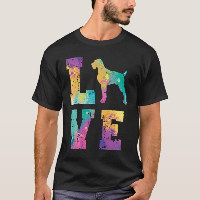 T-shirt Deutsch Drahthaar Love (Devant)