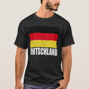 T-shirt Deutschland Drapeau Grunge Souvenir Vintage Allema