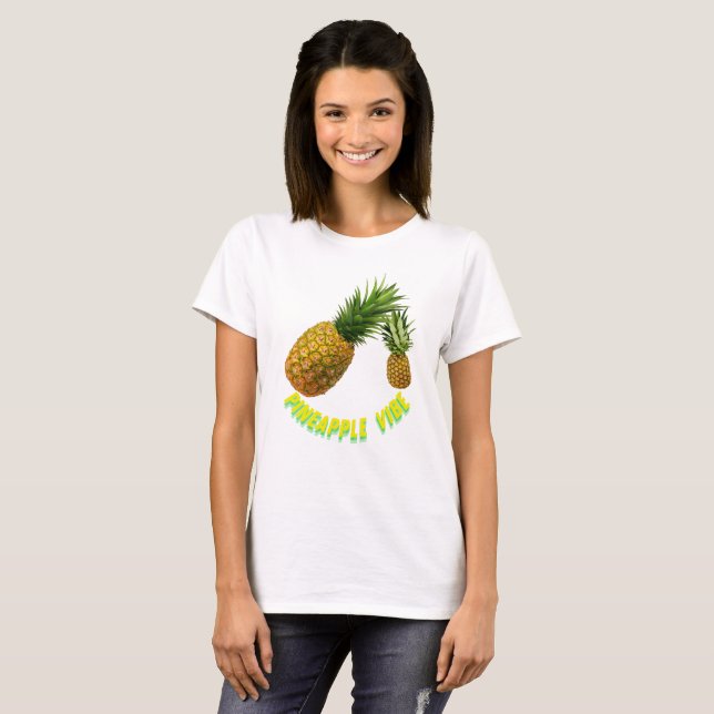 T-shirt Deux ananas (Devant entier)