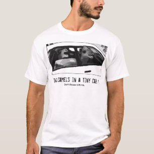 T-shirt Deux Camels dans une Tiny Car !