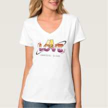 Deux chats amoureux Coucher de soleil Drapeau lesb