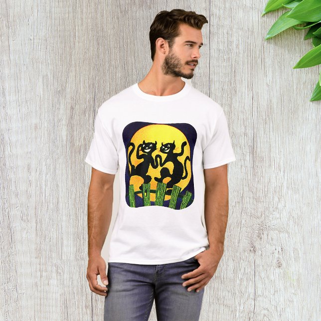 T-shirt Deux chats noirs (Créateur téléchargé)