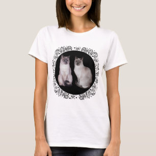 T-shirt Deux chats siamois