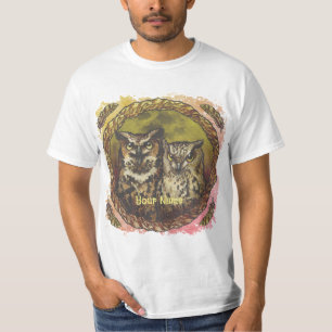 T-shirt Deux Chouettes
