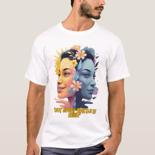 T-shirt Deux côtés de l'esprit - On ne voit pas toutes les
