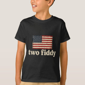 T-shirt Deux Fiddy 2 Fiddy 250e anniversaire 4 juillet