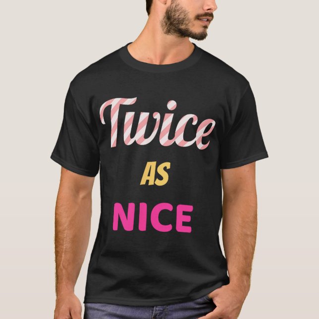 T-shirt Deux fois comme Nice Deux fois Kpop Noël (Devant)
