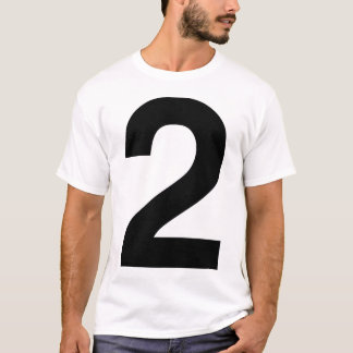 T-shirt Deux helvetica