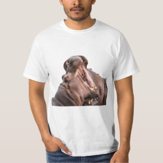 T-shirt Deux hippo à grande bouche