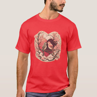 T-shirt Deux Inséparables Une Valentines éternelle Fonds c