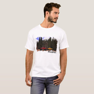 T-shirt Deux jeeps et montagnes sont toutes que vous avez