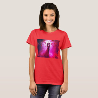 T-shirt Deux jeunes amants dansant pour la Saint-Valentin 