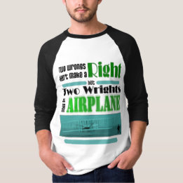 T-shirt Deux maux ne font pas une droite