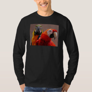 T-shirt Deux perroquets en gros plan