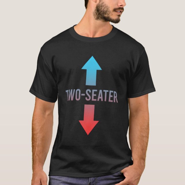 T-shirt Deux places Deux places 2 places (Devant)