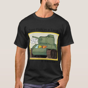 T-shirt Deux poissons dans un réservoir