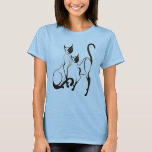 T-shirt deux siamois