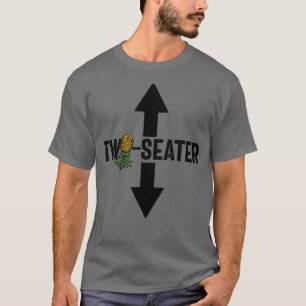 T-shirt Deux sièges Swinger homme's Upside Down Pineapple