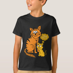 T-shirt deux tigres mignons et affectueux