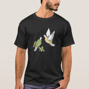 T-shirt Deux Tourterelles Doves 12 Jours De Noël Joyeux Py