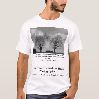 T-shirt Deux Trees~Thoreau