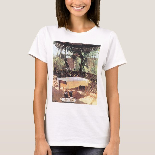 T-shirt Deux verres à vin de John Singer Sargent (Devant)