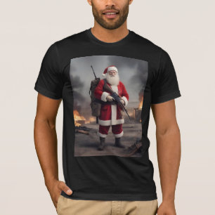 T-shirt Deuxième amendement Père Noël Funny Christmas