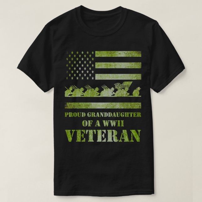 T-shirt Deuxième Guerre mondiale 80e anniversaire Fière Gr (Design devant)
