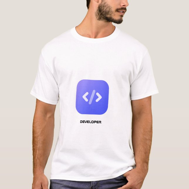 T-shirt developer (Devant)