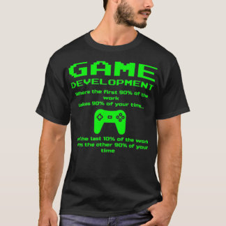 T-shirt Développement de développeurs de jeux vidéo commun