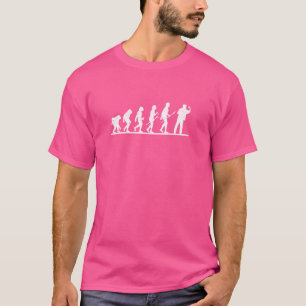 T-shirt Développement Drôle De L'Homme Ape Darts Joueur Da