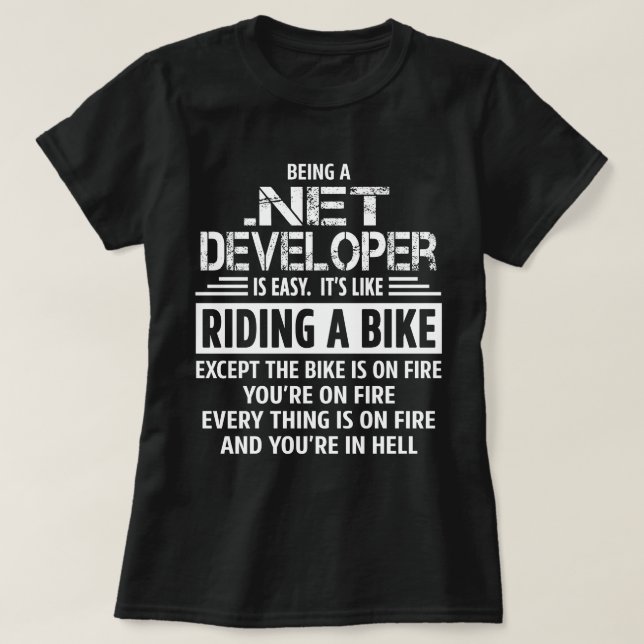 T-shirt Développeur .Net (Design devant)