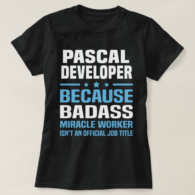 T-shirt Développeur Pascal (Design devant)