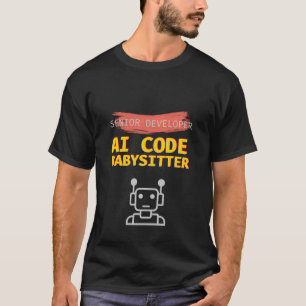 T-shirt Développeur Senior Amusant Programmeur de Code IA