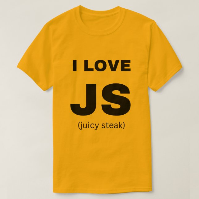 T-shirt développeur web programmation amusante JavaScript (Design devant)