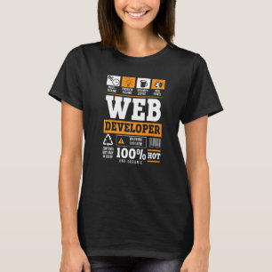 T-shirt Développeur Web Spécialiste Informatique Développe