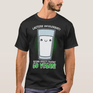 T-shirt Devenez intolérant à la cruauté, passez au véganis