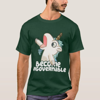 T-shirt Devenez une fille ingouvernable