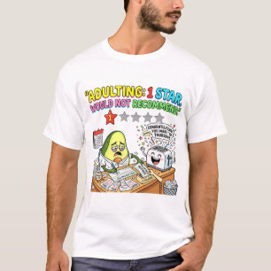 T-shirt Devenir adulte une étoile ne recommanderait pas dr