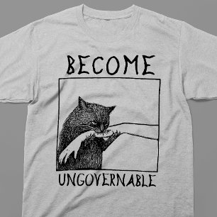 T-shirt Devenir Chat Noir Ingouvernable Mème