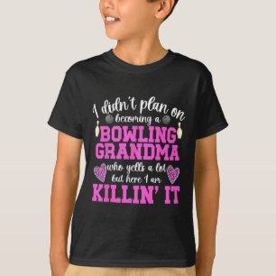 T-shirt Devenir Grand-Mère De Bowling D'Une Grand-Mère De