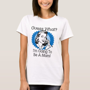 T-shirt Devenir une maman bleue