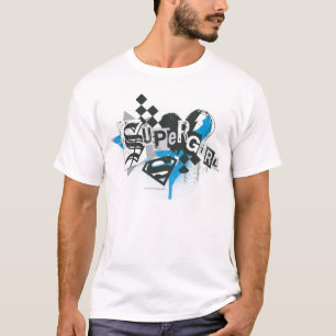 T-shirt Déversements et éclaboussures de supergirl