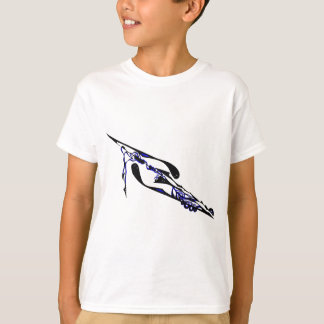 T-shirt DéviationTemps Dimensionnelle Bleue