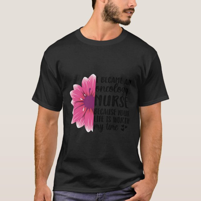 T-shirt Devient Infirmière En Oncologie Oncologie Infirmiè (Devant)