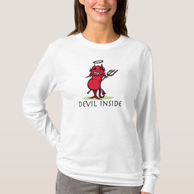 T-shirt Devil à l'intérieur (Devant)