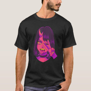 T-shirt Devil Demon Girl Acid Pixie Esthétique Satanic Got