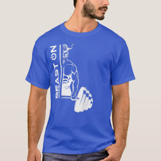 T-shirt Devil Devil Fitness Beast Sur Gym Motivation Fitne