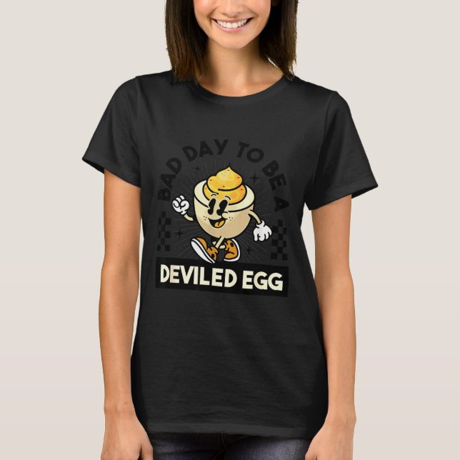 T-shirt Deviled Egg Thanksgiving Eggs For Men Women Funny  (Devant)
